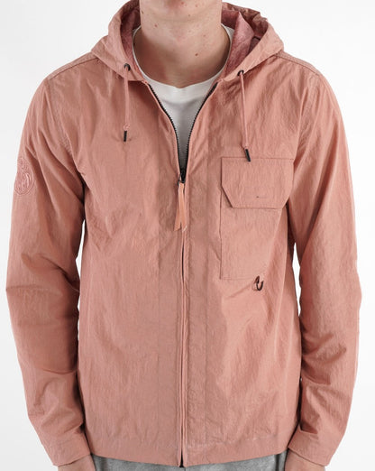 Pretty Green Stratford Kapuzen-Overshirt Rosa