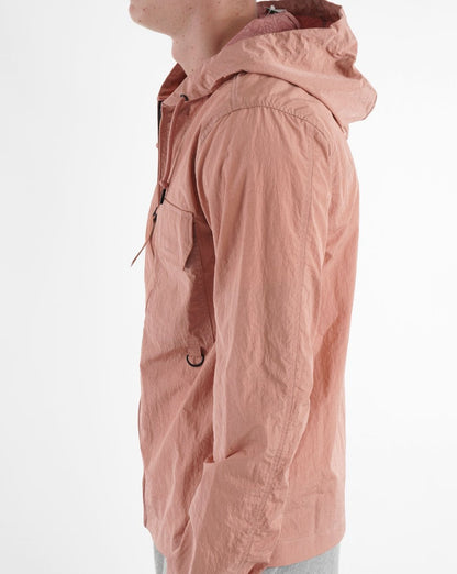 Pretty Green Stratford Kapuzen-Overshirt Rosa