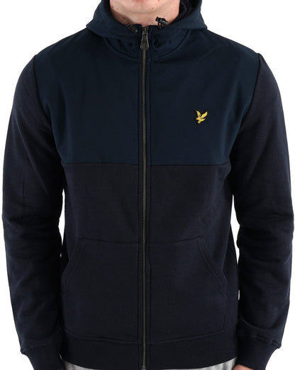 Lyle &amp; Scott Softshell-Kapuzenjacke, Dunkelmarineblau