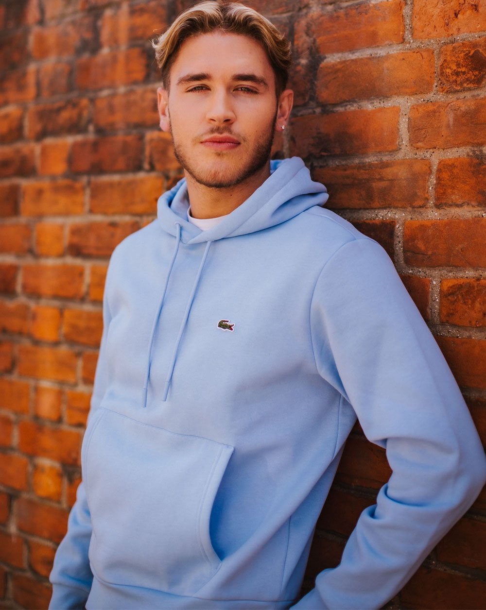 Lacoste Kapuzensweatshirt Himmelblau