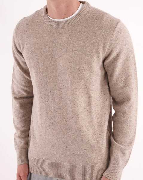 Barbour Tisbury Crew Sweater Stone