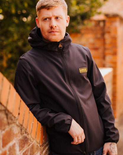 Barbour International Coldwell Softshelljacke Schwarz