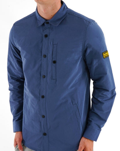 Barbour International Link Overshirt Schieferblau