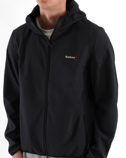 Barbour Winter Peak Softshelljacke Schwarz