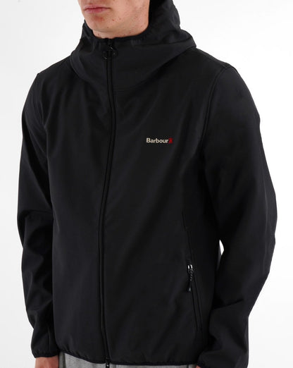 Barbour Winter Peak Softshelljacke Schwarz