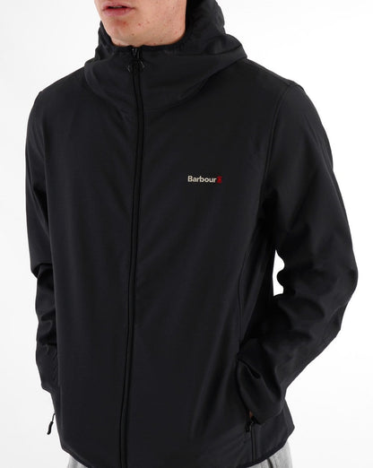 Barbour Winter Peak Softshelljacke Schwarz