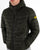 Barbour International Racer Ouston Hooded Quilted Jacket Sage