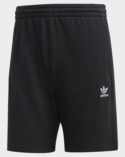Adidas Originals – Schwarze Lounge-Shorts mit Reißverschlusstasche
