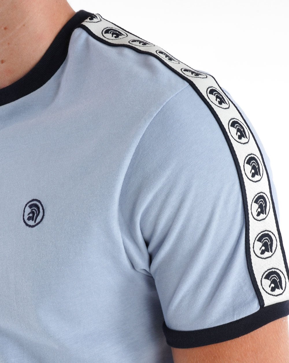 Trojan Taped Sleeve T-shirt Sky