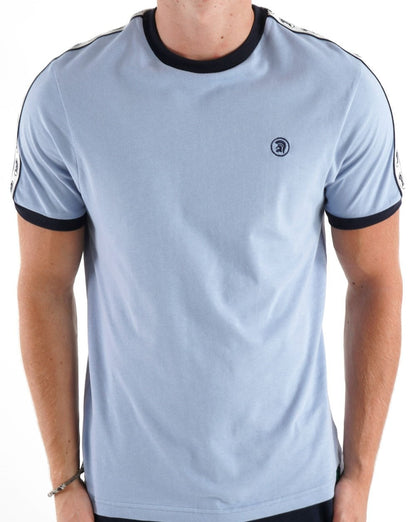 Trojan – T-Shirt mit verschweißten Ärmeln in Himmelblau