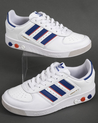 Adidas Gs Court Weiß/Royalblau/Orange