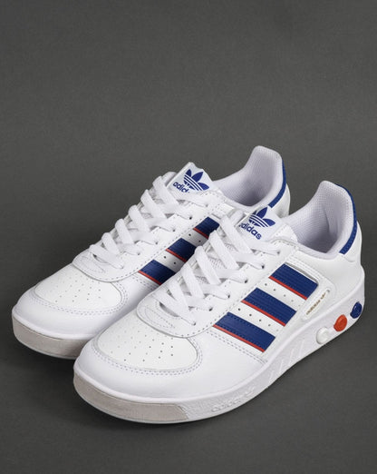Adidas Gs Court Weiß/Royalblau/Orange