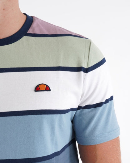 Ellesse – Arnett – Gestreiftes T-Shirt, mehrfarbig