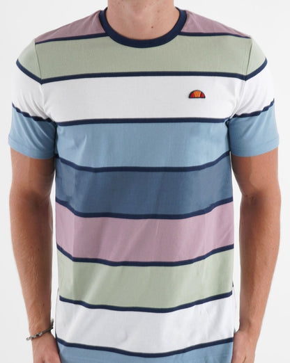 Ellesse – Arnett – Gestreiftes T-Shirt, mehrfarbig