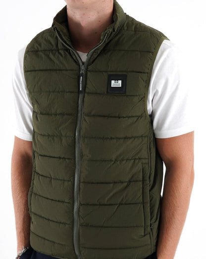 Weekend Offender Gacha Gilet Dunkelgrün