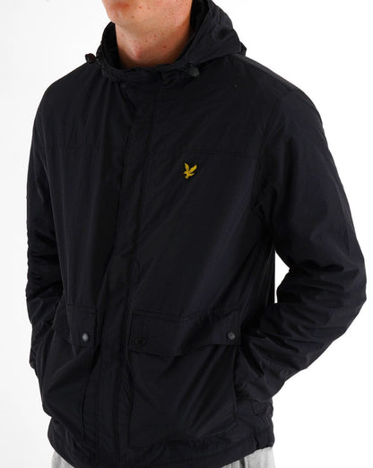 Lyle And Scott – Kapuzenjacke mit Tasche, tiefschwarz