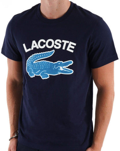 Lacoste Logo T-Shirt Marineblau