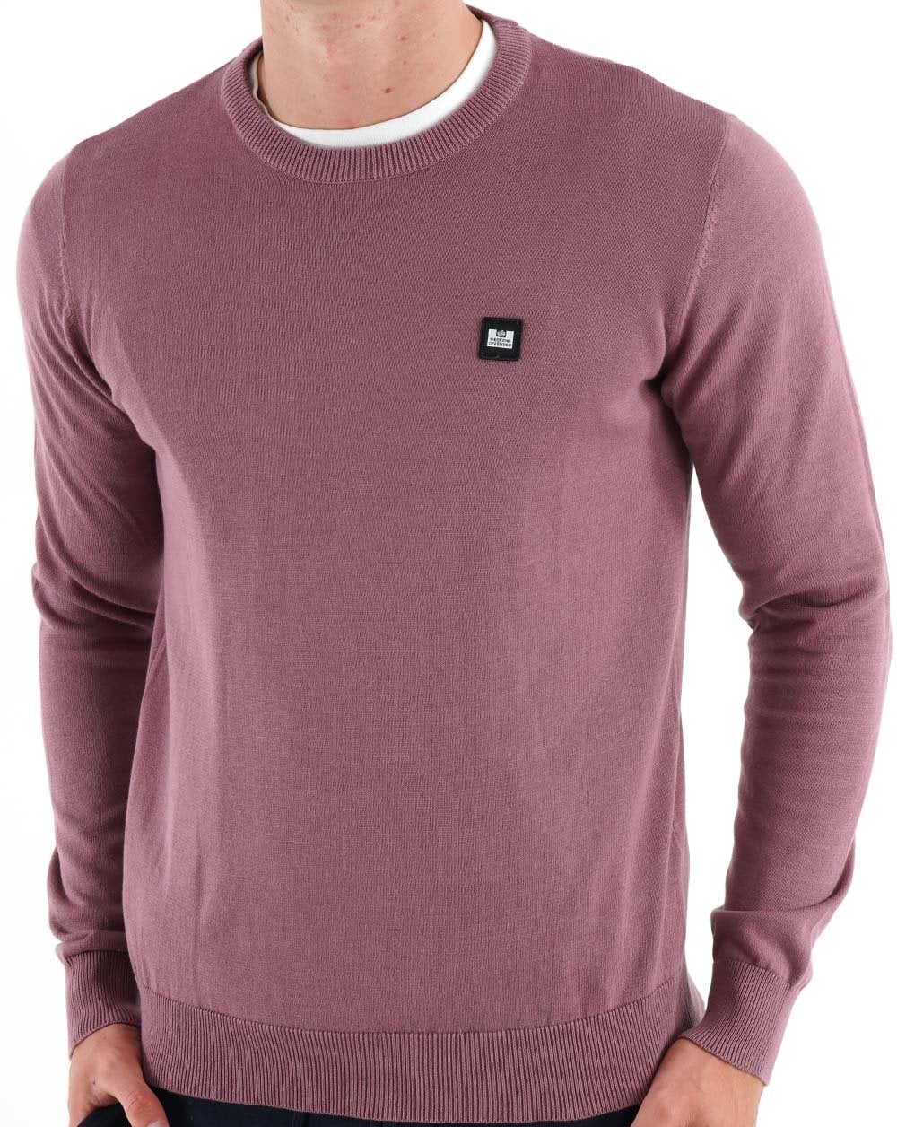 Weekend Offender – Lima – Strickpullover, dunkles Mauve