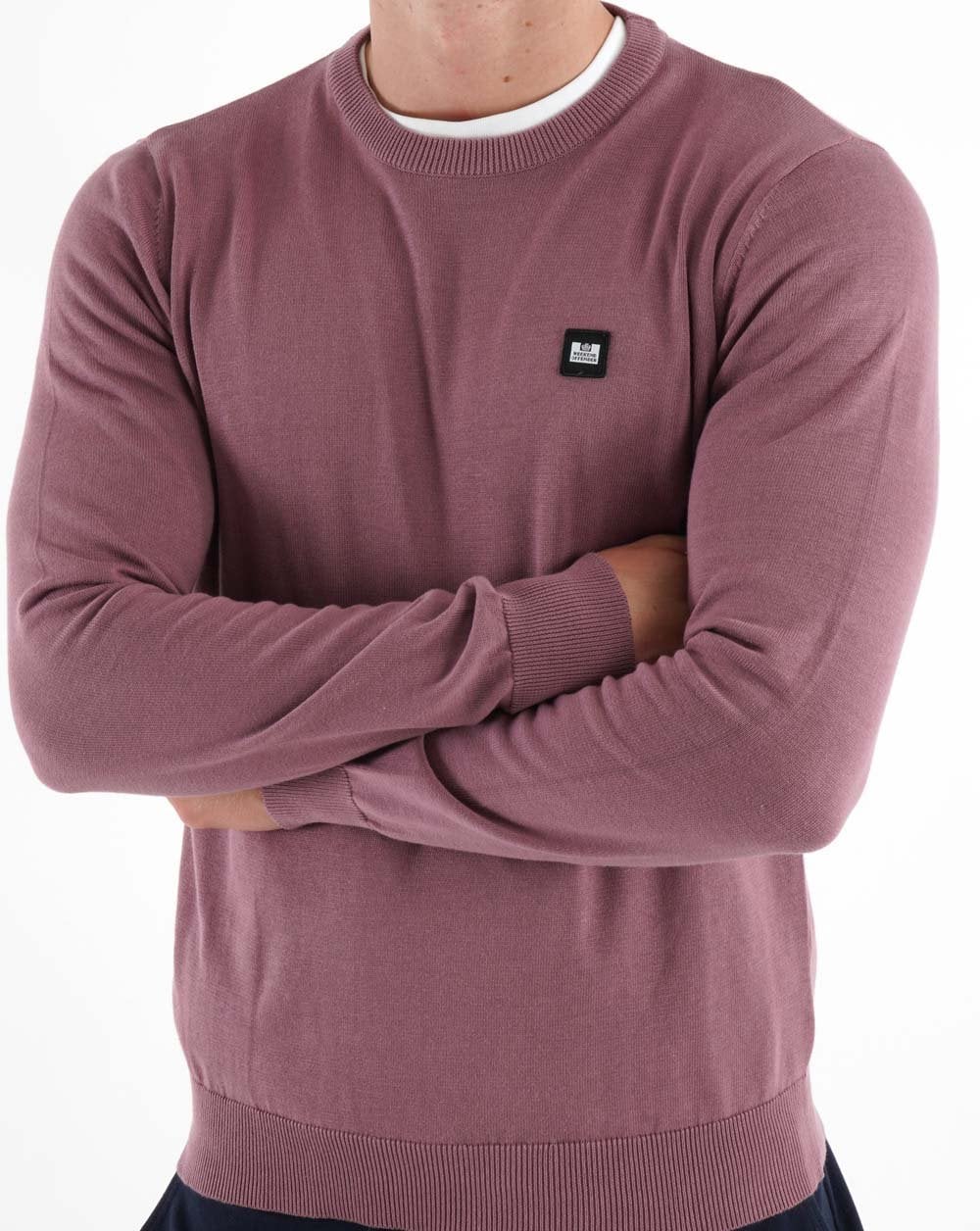 Weekend Offender – Lima – Strickpullover, dunkles Mauve