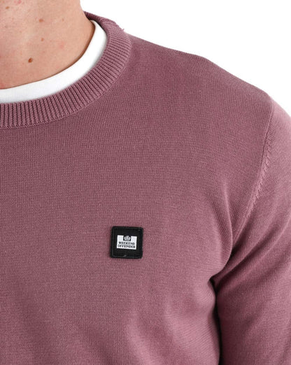 Weekend Offender – Lima – Strickpullover, dunkles Mauve