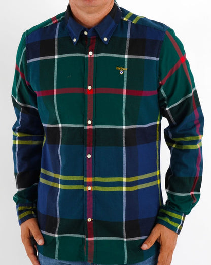 Barbour Stanford Hemd Tartan Grün