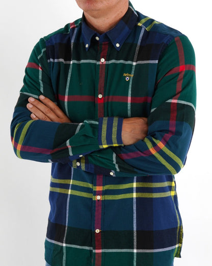 Barbour Stanford Hemd Tartan Grün