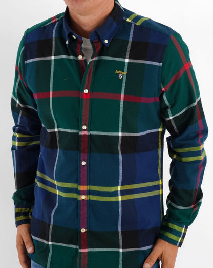 Barbour Stanford Hemd Tartan Grün