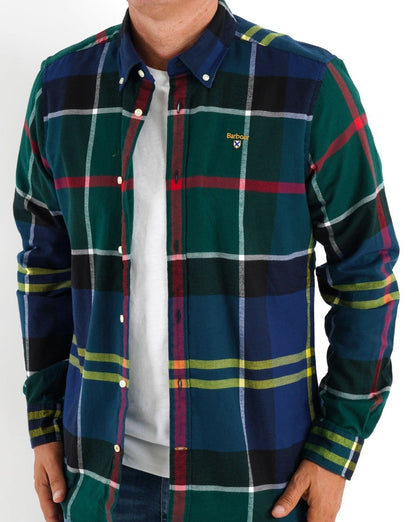 Barbour Stanford Hemd Tartan Grün