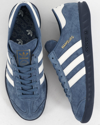 Adidas Hamburg Sneakers Stahlblau/Off-White