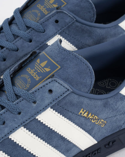 Adidas Hamburg Sneakers Stahlblau/Off-White