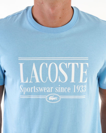 Lacoste Logo T-Shirt Himmelblau