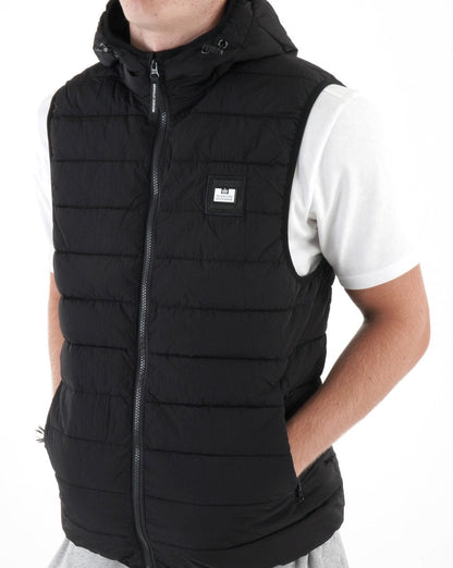 Weekend Offender Toronto Kapuzenweste Schwarz