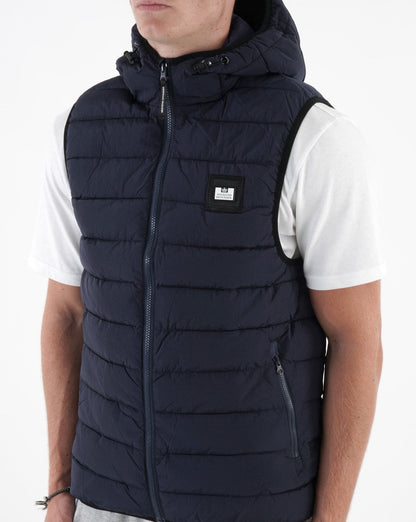 Weekend Offender Toronto Kapuzenweste Marineblau