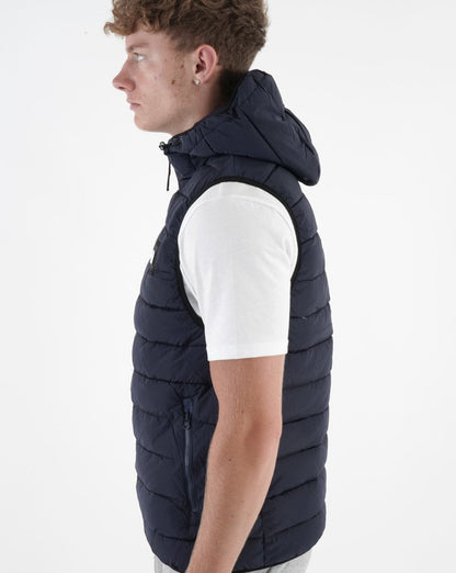 Weekend Offender Toronto Kapuzenweste Marineblau
