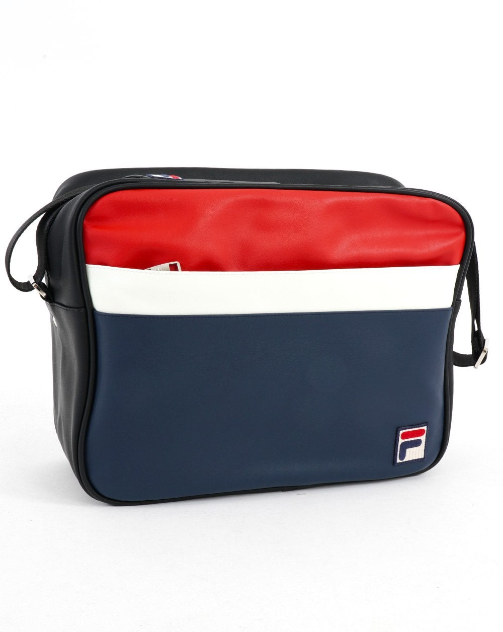 Fila Vintage Reece Messenger Bag Marineblau/Weiß/Rot