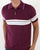 Trojan Border Stripe Polo Port