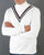 Ska & Soul Twin V Knit Roll Neck Ecru