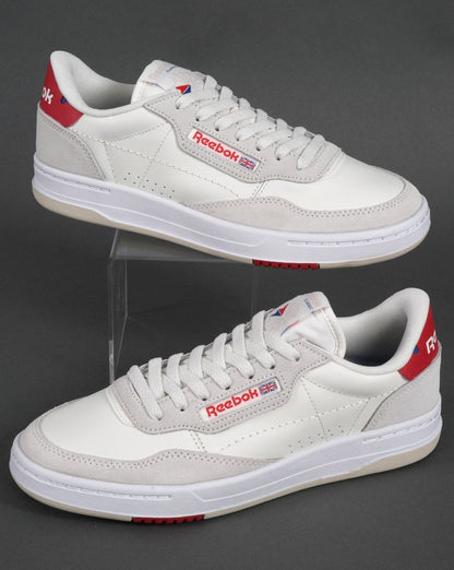 Reebok Court Peak Sneaker Off-White/Rot