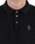 Luke Magnesium Knitted LS Polo Shirt Black