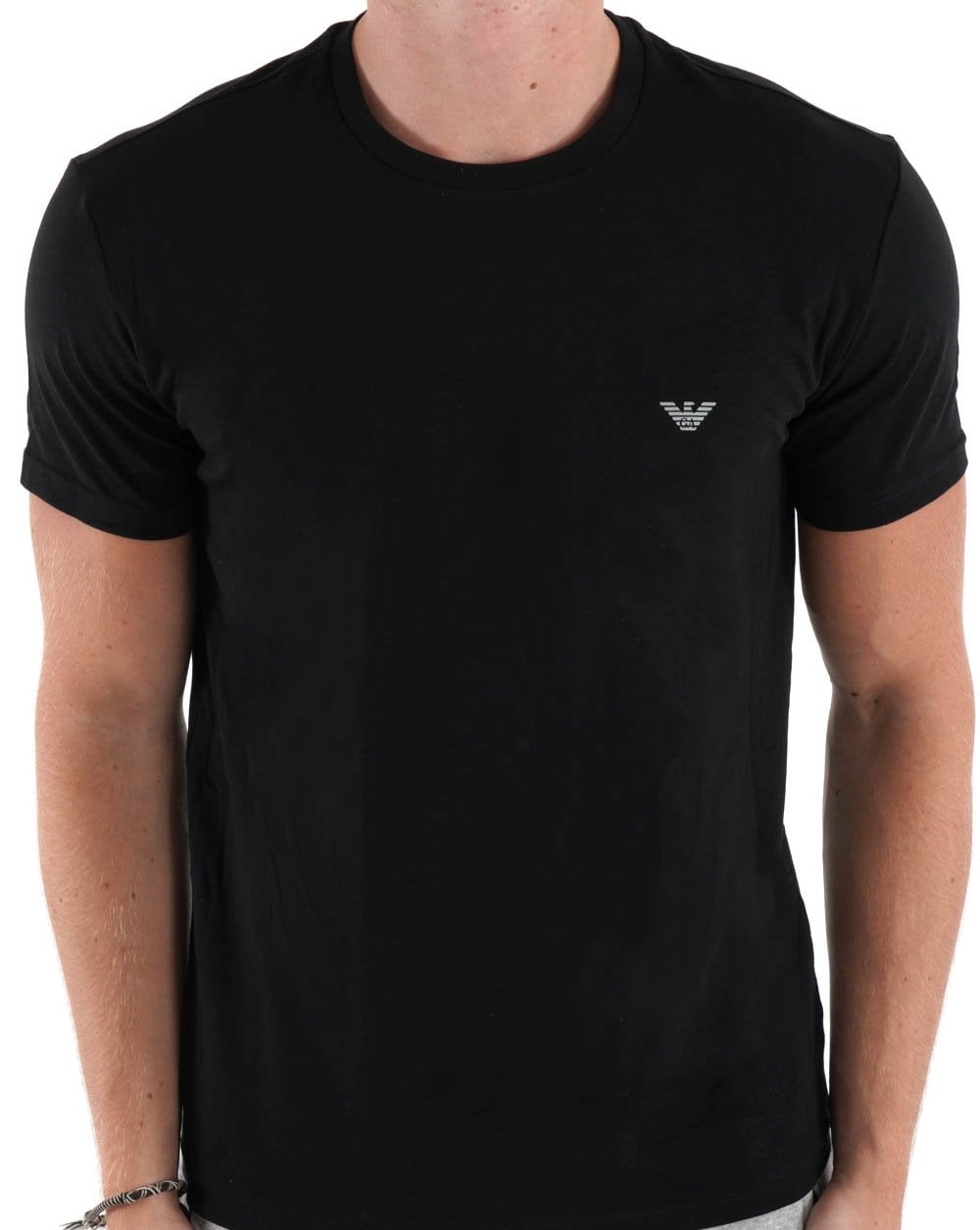 Emporio Armani 2er-Pack T-Shirts Grau/Schwarz
