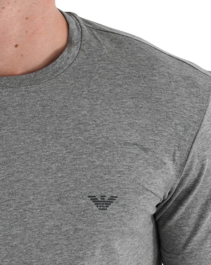Emporio Armani 2er-Pack T-Shirts Grau/Schwarz