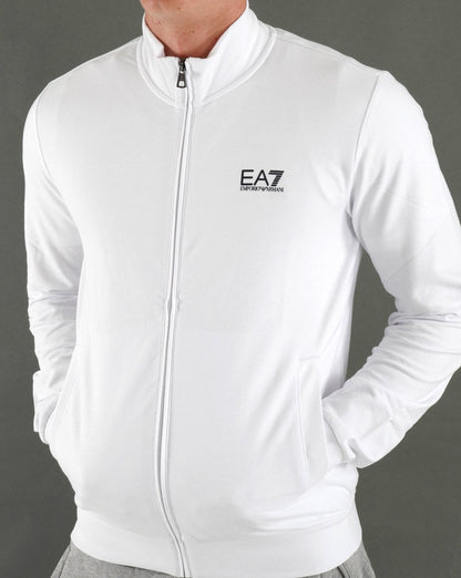 Emporio Armani EA7 Trainingsjacke Trainingsjacke Weiß