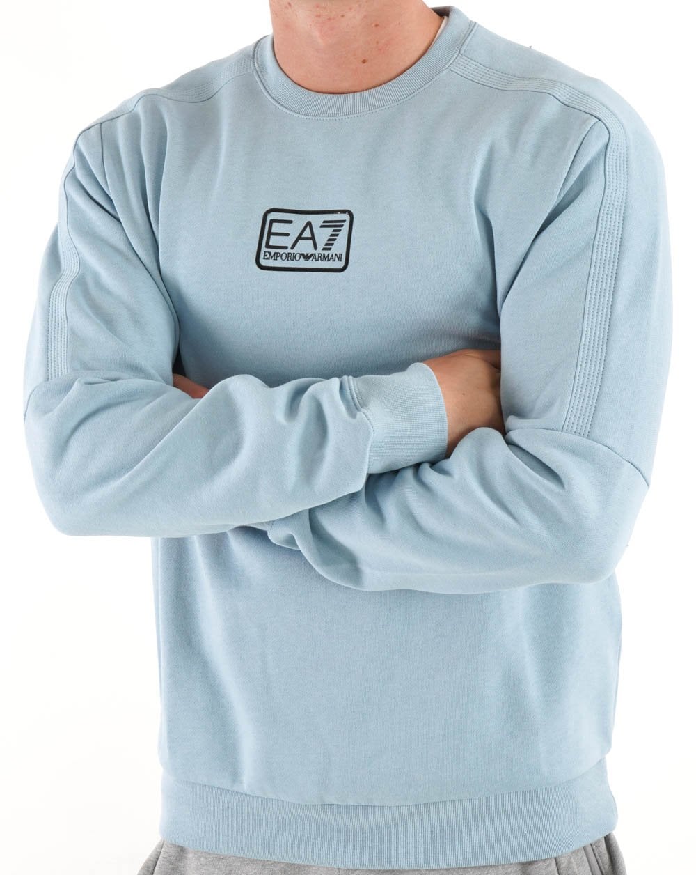 Emporio Armani EA7 Sweatshirt Hellblau