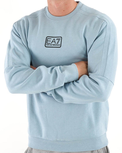 Emporio Armani EA7 Sweatshirt Hellblau