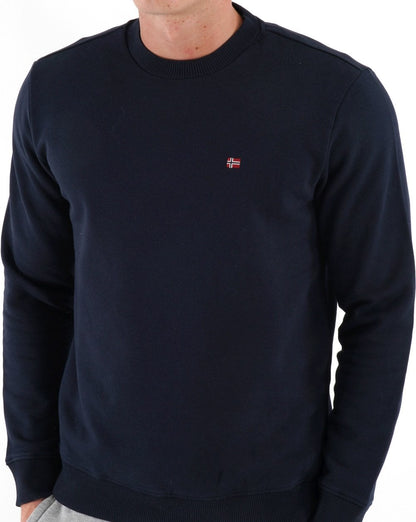 Napapijri Balis Rundhals-Sweatshirt Dunkelblau
