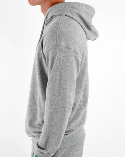 Benetton Baumwoll-Hoodie Graumeliert