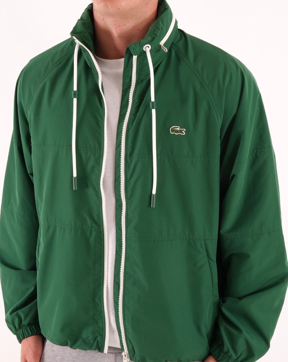 Lacoste Jacke mit durchgehendem Reißverschluss Grün