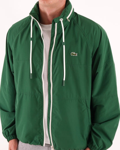 Lacoste Jacke mit durchgehendem Reißverschluss Grün