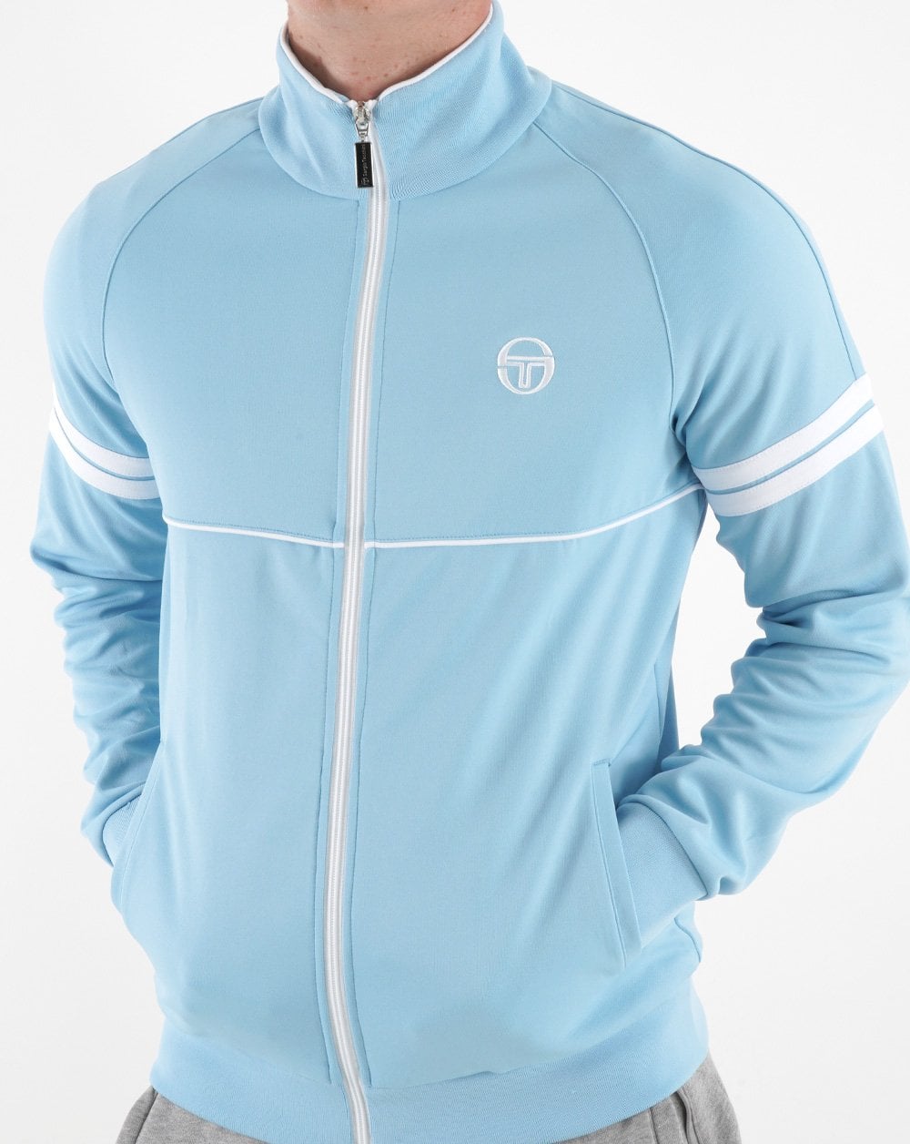 Sergio Tacchini Star Track Top Himmelblau/Weiß