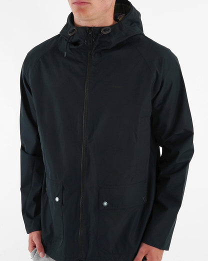 Barbour Domus Kapuzenjacke Schwarz